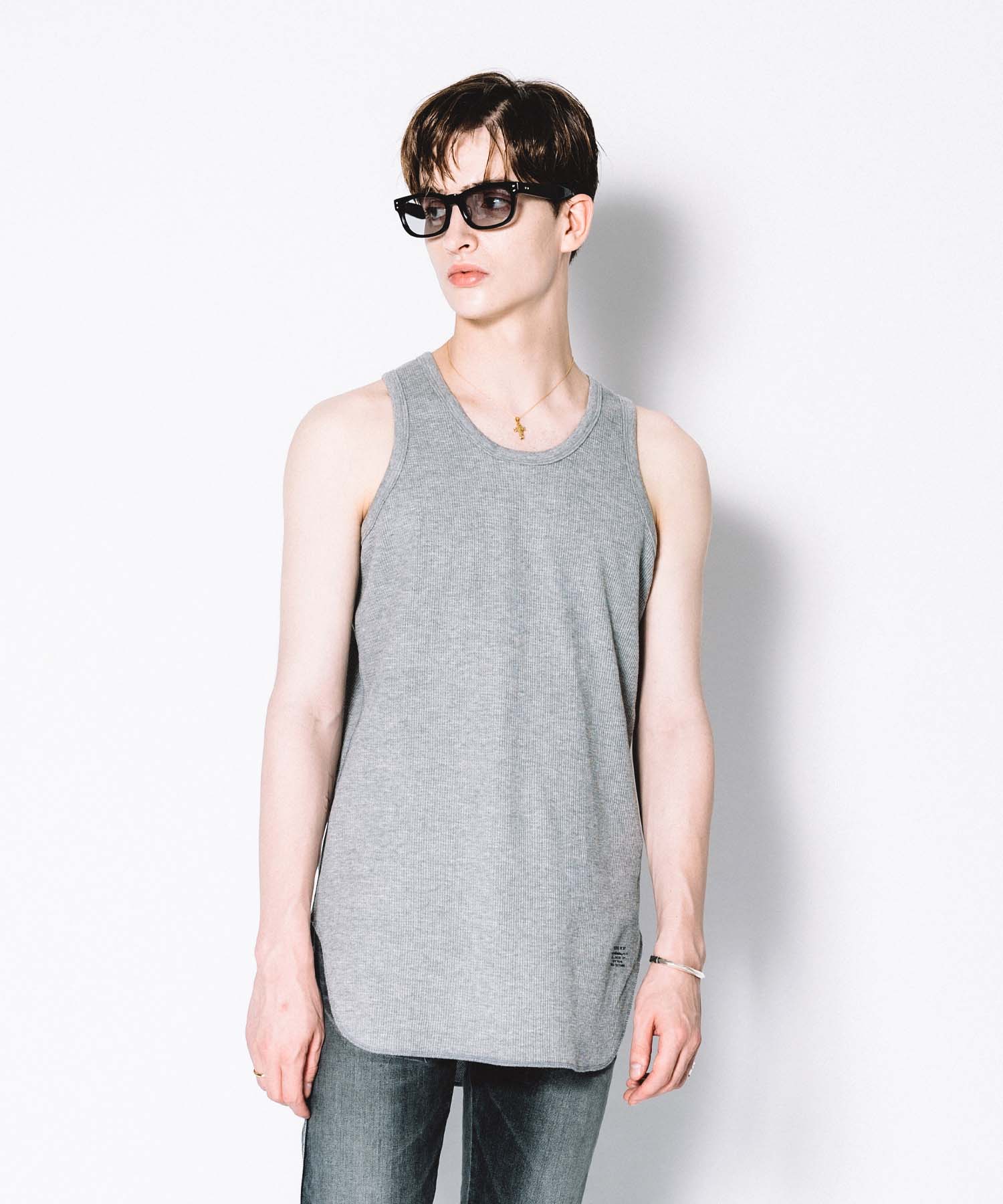 50% OFF SALE【公式】 クライミー CRIMIE ヴィンセントロングサーマルタンクトップ VINCENT LONG THERMAL TANK TOP CR1-02L5-CS08 サーマル タンクトップ ロング丈 トップス シンプル グレー