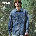 【公式】MSML DENIM SHIRT / VINTAGE WASHED