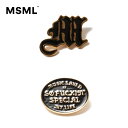 【公式】MSML エムエス エムエル M LOGO PINS エム ロゴ ピンズ