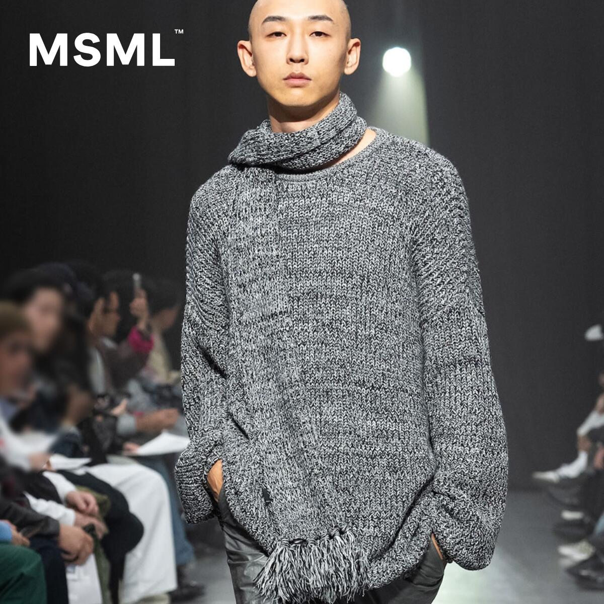 Rakuten - 【公式】MSML エムエス エムエル NOISE KNIT ノイズ ニット