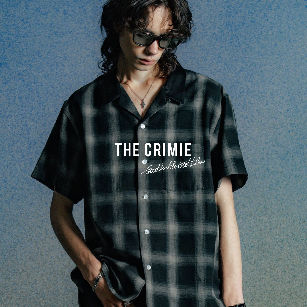 【公式】 THE CRIMIE クライミー CHECK OPEN SHORT SLEEVE SHIRT チェック オープン 半袖 シャツ