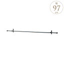 ウォールハンガー アイアンポール フックセット 幅97cm ハンガーポール アイアン フック 壁掛け おしゃれ アンティーク ブラック