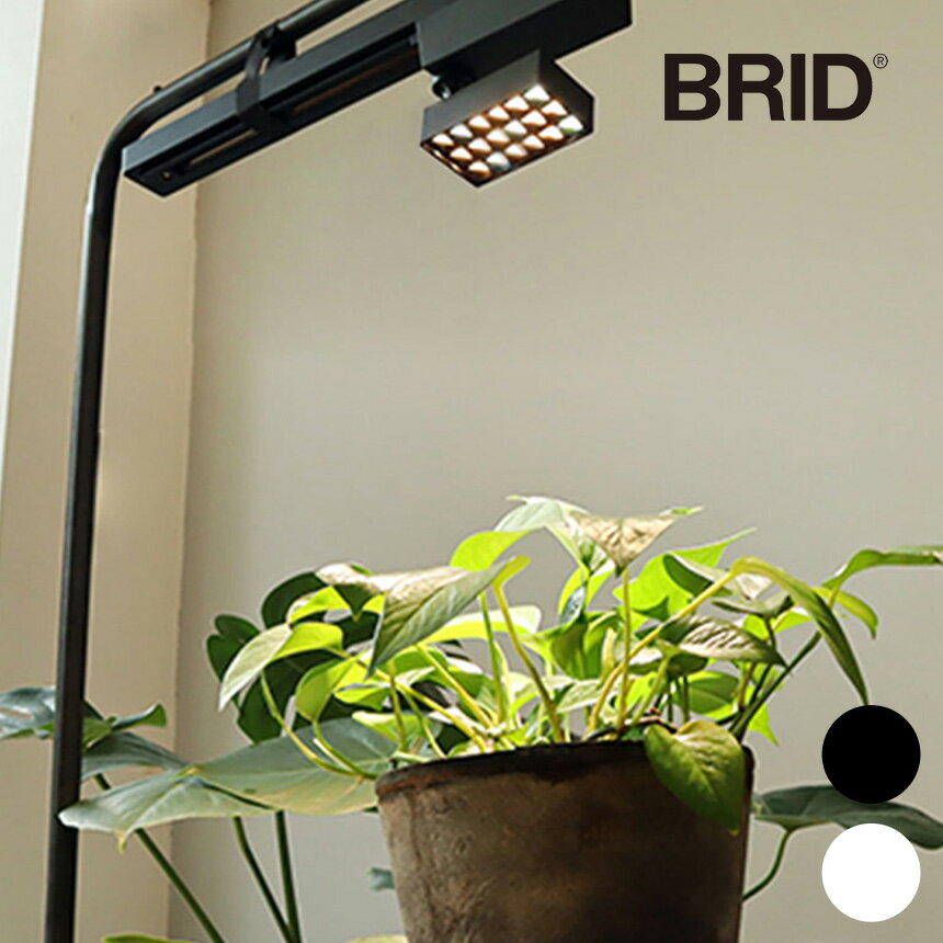 植物育成ライト LED SPOT LIGHT for PLANTS 10W ptuB 植物ライト ダクトレール 電源 室内 インテリア 多肉 植物 園芸 育成 家庭菜園 栽培 壁面 緑化 観葉植物 光合成 ライト 自然光 BRID 【送料無料】