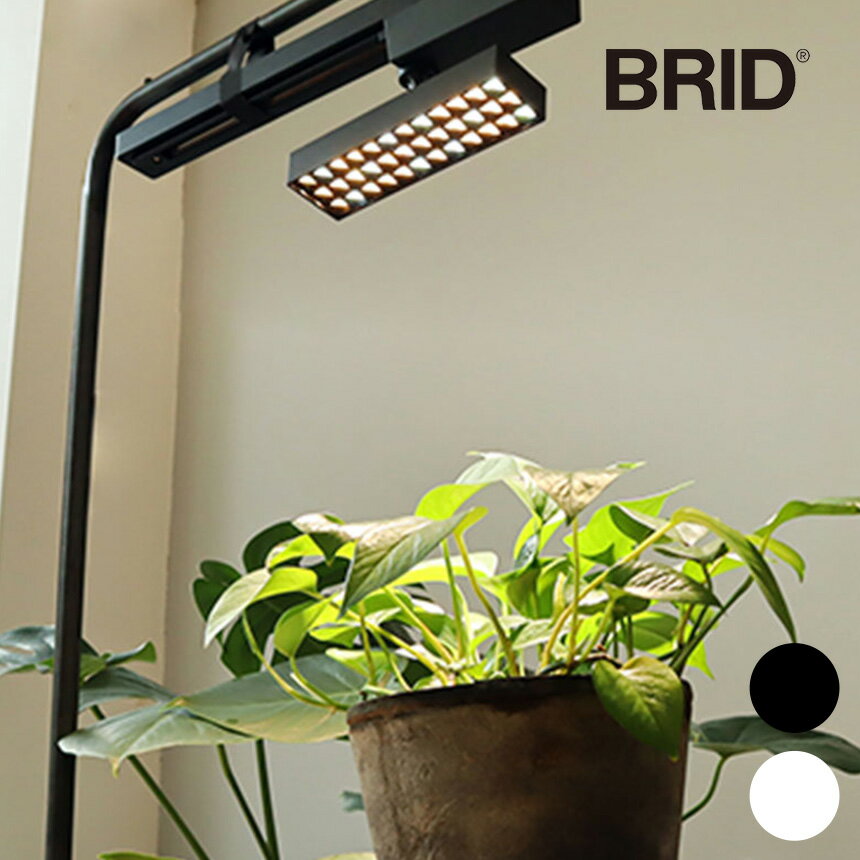 楽天Nester（ネスター）植物育成ライト LED SPOT LIGHT for PLANTS 20W ptuB 植物ライト ダクトレール 電源 室内 インテリア 多肉 植物 園芸 育成 家庭菜園 栽培 壁面 緑化 観葉植物 光合成 ライト 自然光 BRID 【送料無料】