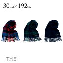 【無料ラッピング】 マフラー カシミヤ 日本製 カシミア THE (ザ) カシミヤマフラー MUFFLER チェック柄 30×192cm カシミヤ100 日本製...