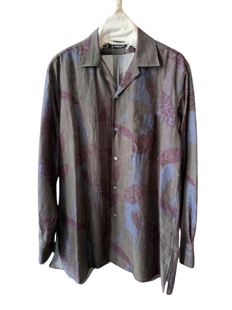 26ss_MAATEE&SONS / マーティーアンドサンズ " OPEN COLLAR LEAF PRINT SHIRTS "オープンカラーリーフプリントシャツ