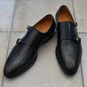 Jalan Sriwijaya ジャランスリウァヤダブルモンクストラップシューズ DAINITE SOLE BLACK【98374 11120 DAINITE】