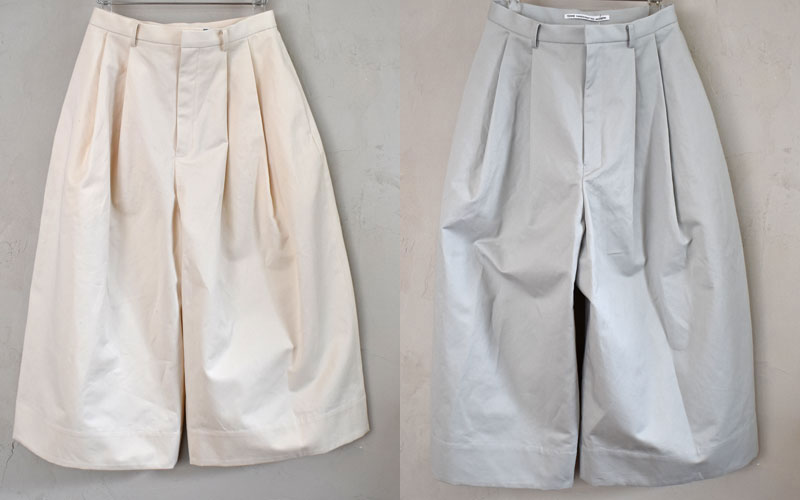 30%バーゲンプライス！TENNE HANDCRAFTED MODERN / テン ハンドクラフテッド モダン 21ss"ROUND PANTS" ラウンドパンツ【0010】【WOMEN'S】のサムネイル
