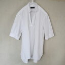 楽天Garde-Robe30％バーゲンプライス！23ssBergfabel バーグファベル TYROL V COLLAR SHIRT / チロルVカラーシャツ【 BFWSH87 / K3 】【WOMENS】