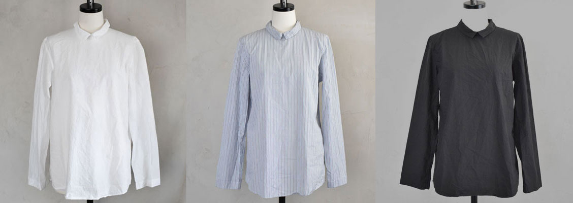 楽天Garde-Robe30％バーゲンプライス！23AWBergfabel バーグファベル HANNA SHIRT / ハンナシャツ 【 BFWSH92 / A01】【WOMENS】
