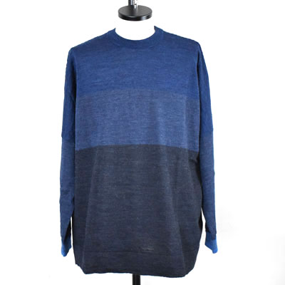 楽天Garde-Robe30％バーゲンプライス！_CASEY CASEY ケイシーケイシー CREW NECK SWEATER - DRY WOOL / クルーネックセーター【21HK002】【MEN'S】