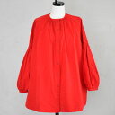 楽天Garde-Robe30％バーゲンプライス！_CASEY CASEY CASEY / ケイシーケイシー 3 BY 3 LESS SHIRT - PAPER COT / ボリュームスリーブブラウス【21FC321 】【WOMEN'S】