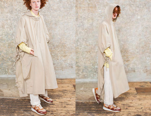 楽天Garde-Robe50％バーゲンプライス！CASEY CASEY ケイシーケイシー LONG PONCHO - LIGHT TECH / ポンチョコート【20HM154】【MEN'S / WOMEN'S】