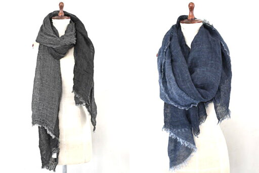 forme d'expression / フォルム デ エクスプレッション " Linen Net Scarf " / リネンネットカーフ 【HX036 PSNV, PSAM】【MEN'S / WOMEN'S】 forme d'expression / フォルム デ エクスプレッション " Linen Net Scarf " / リネンネットカーフ 【HX036 PSNV, PSAM】【MEN'S / WOMEN'S】