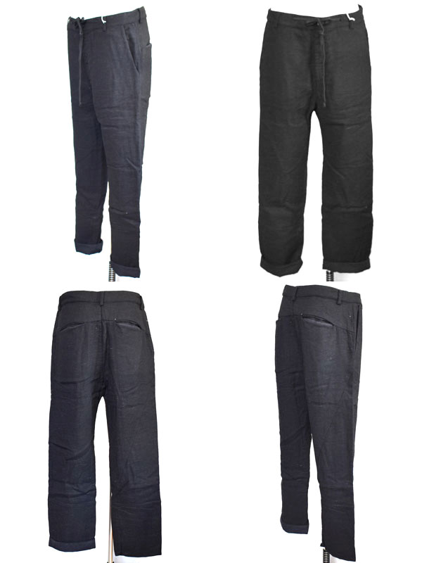 30%バーゲンプライス！_daub /ドーブ LARGE PANTS ASYMMETRIC BACK SEAMバックシームアシンメトリックラージパンツ【PT114】【MEN'S】