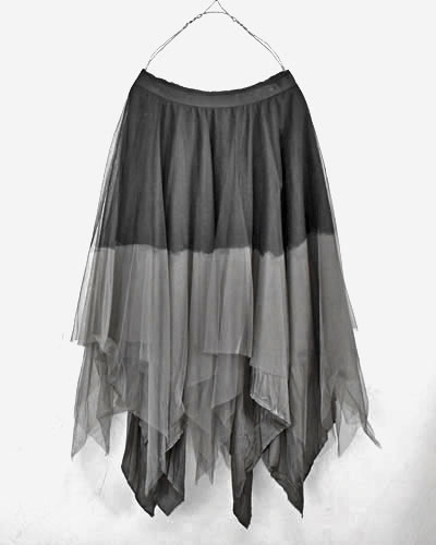 24ss_Marc Le Bihan / }NrA 3-Layer Bicolor Tie Dye Skirt 3C[oCJ[^C_CXJ[gy2594z