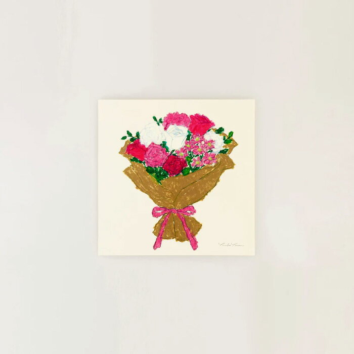 GARDINERのa good view ポスター バラのブーケ 20×20cm/30×30cm 米津祐介 アートポスター デザイン ウォールデコレーション おしゃれ｜アングル2
