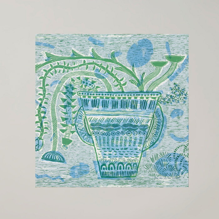 GARDINERのa good view ポスター PLANTER（プランター） 30×30cm 炭酸デザイン室 アートポスター デザイン ウォールデコレーション おしゃれ｜アングル2