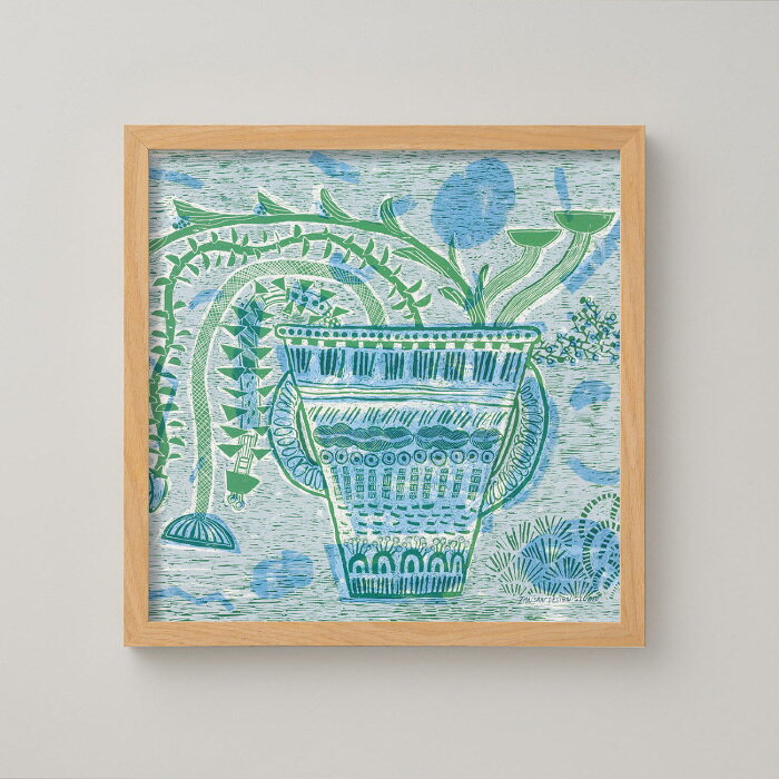 GARDINERのa good view ポスター PLANTER（プランター） 30×30cm 炭酸デザイン室 アートポスター デザイン ウォールデコレーション おしゃれ｜アングル3