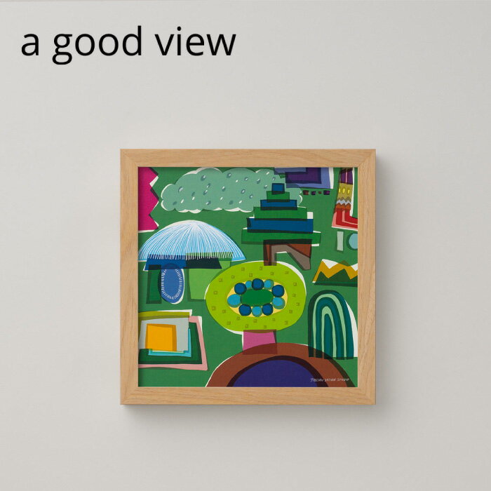 a good view ポスター TREE GARDEN（ツリーガーデン） 30×30cm 炭酸デザイン室 アートポスター デザイン ウォールデコレーション おしゃれ
