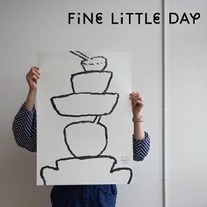 商品画像：GARDINERで人気のFine Little Day ファインリトルデイ ポスター ON THE SOFA 50×70cm mogu takahashi 北欧 スウェーデン おしゃれ かわいい