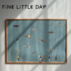 Fine Little Day ファインリトルデイ ポスター SWIMMERS 70×50cm 北欧 スウェーデン おしゃれ