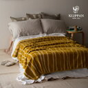 KLIPPAN クリッパン シングルブランケット バンブー イエロー W140×L180cm ライトシュニールコットン オーガニック 天然素材 北欧 おしゃれ 送料無料 寝具 ソファ