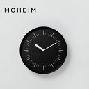 MOHEIM / モヘイム HORN (black/black) 時計 クロック ミニマル リビング おしゃれ カッコいい メンズ シンプル