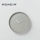MOHEIM / モヘイム HORN (gray/gray) 時計 クロック ミニマル リビング おしゃれ カッコいい メンズ シンプル