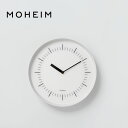 MOHEIM(モヘイム) HORN (white/white) 見る角度により印象が変わる壁掛け時計。 フラットな正面に広がりのある奥行きを持たせることで、時計らしい存在感を保ちながら、まるで鏡のように周りの景色に溶け込みます。 駅や学校で見る時計のような、しっかりとした安定感を軽快に仕上げているフレームは、新潟燕三条のへら絞り。 伝統とコンテンポラリーの調和により、見るものを魅了する美しいHORNが作られました。 フレームと文字盤が同色のモデルとなります。 ■商品情報 ・デザイン：MUTE ・素材：スチール、アクリル ・サイズ ：Φ280mm×D58m ■納期 ・通常1〜2営業日以内に発送いたします。 ・ただし、長期連休等の場合発送が遅れる場合がございます。予めご了承下さい。 ■注意事項 ・発注後のキャンセルならびに返品等はお受け致しかねます。 ・お使いのモニターによって色味が異なって見える場合がございます。■HORN (white/white) 見る角度により印象が変わる壁掛け時計。 フラットな正面に広がりのある奥行きを持たせることで、時計らしい存在感を保ちながら、まるで鏡のように周りの景色に溶け込みます。 駅や学校で見る時計のような、しっかりとした安定感を軽快に仕上げているフレームは、新潟燕三条のへら絞り。 伝統とコンテンポラリーの調和により、見るものを魅了する美しいHORNが作られました。 フレームと文字盤が同色のモデルとなります。 ■商品情報 素材： スチール、アクリル 製品サイズ： Φ280mm×D58m ■MOHEIM 製品一覧はこちら