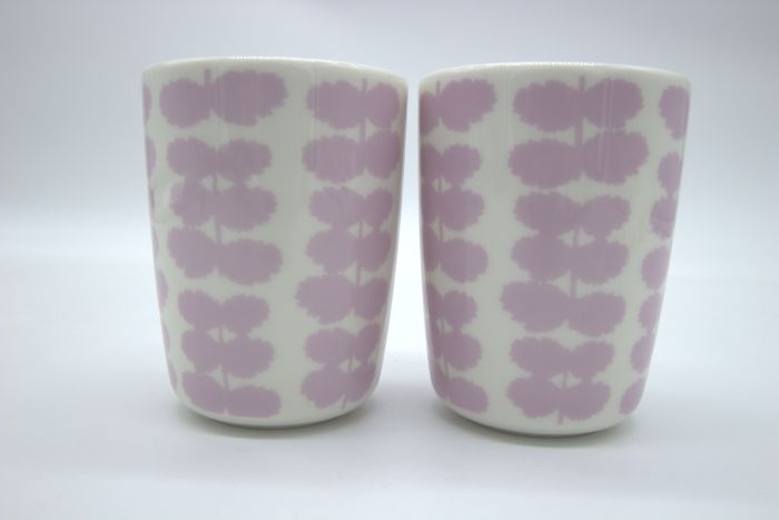 marimekko / マリメッコ Roopertti ローペルッティ コーヒーカップセット ピンク×ホワイト 北欧 フィンランド 正規輸入品 おしゃれ かわいい 花(3)