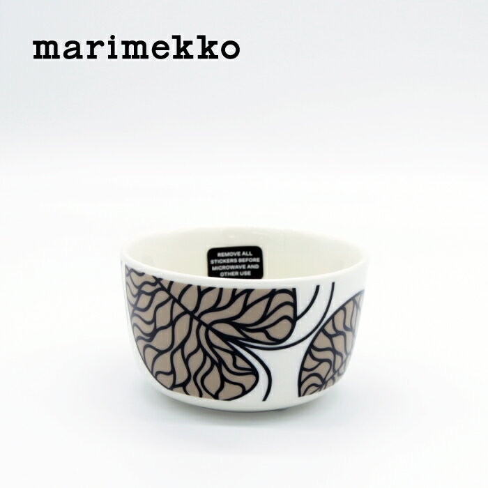 marimekko / マリメッコ Bottna ボウル ベージュ×ホワイト ボットナ 北欧 フィンランド 正規輸入品 おしゃれ かわいい キッチン