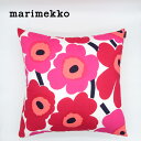 【marimekko 国内正規販売店】 ケシの花をモチーフにした、マリメッコの人気デザインUnikkoのクッションカバー 。 鮮やかなカラーリングがお部屋を彩ります。 ※裁断の都合上柄の出方は1点ごとに異なり、画像とはイメージが変わる場合がございます。 ※こちらはカバーのみの販売となります テキスタイル：Unikko（ウニッコ）/ケシの花 デザイナー：Maija Isola/マイヤ・イソラ ■商品情報 ・組成：コットン 100％ ・生産国：エストニア ・サイズ：50×50cm ■天然素材について ・素材の特性ネップと呼ばれる糸の節や他色の糸が混入する場合がございます。また、プリントロスや版ズレが見られる場合がございます。 　 ■納期 ・通常1～2営業日以内に発送いたします。 ・ただし、長期連休等の場合発送が遅れる場合がございます。予めご了承下さい。 ■注意事項 ・発送後のキャンセルならびに返品等はお受け致しかねます。 ・お使いのモニターによって色味が異なって見える場合がございます。■marimekko -Pieni Unikko- クッションカバー ケシの花をモチーフにした、マリメッコの人気デザインUnikkoのクッションカバー 。 鮮やかなカラーリングがお部屋を彩ります。 ※裁断の都合上柄の出方は1点ごとに異なり、画像とはイメージが変わる場合がございます。 ※こちらはカバーのみの販売となります ■商品情報 組成： コットン100% 製品サイズ： 50×50cm 天然素材について： 素材の特性ネップと呼ばれる糸の節や他色の糸が混入する場合がございます。また、プリントロスや版ズレが見られる場合がございます。 ■marimekko 製品一覧はこちら