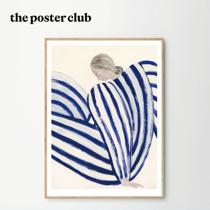 THE POSTER CLUB |X^[ BLUE STRIPE AT CONCORDE 30~40cm 50~70cm |X^[Nu k f}[N A[g CeA  Sofia Lind \tBA h