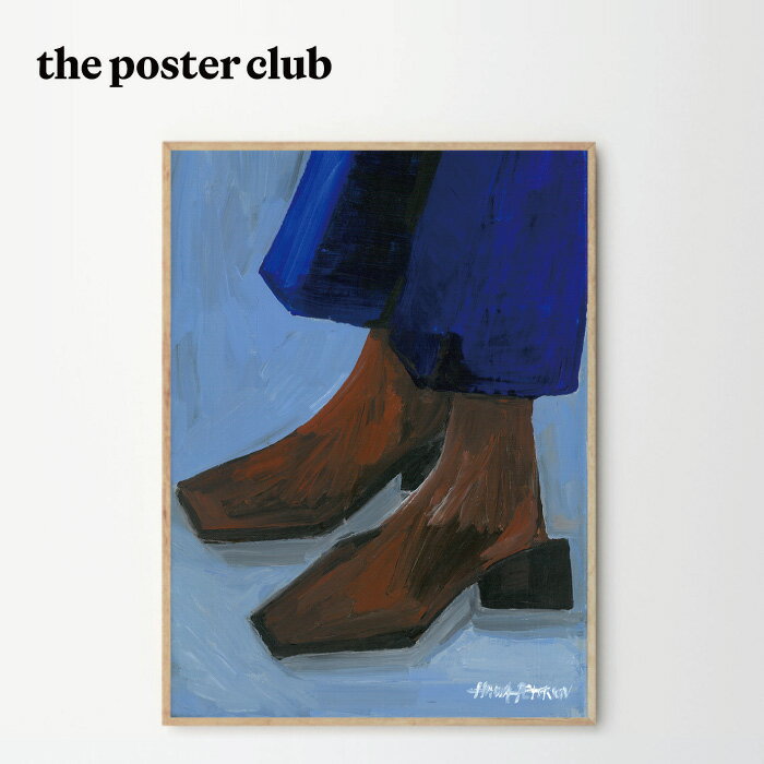 THE POSTER CLUB ポスター BOOTS AND BLUES 50×70cm ブーツ ブルース ポスタークラブ 北欧 デンマーク アート インテリア おしゃれ HANNA PETERSON