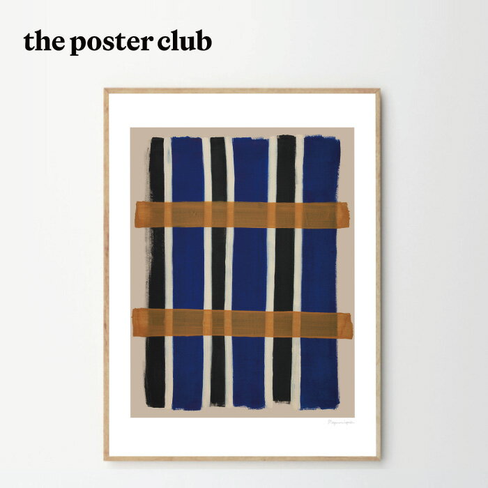 THE POSTER CLUB ポスター CHECKERED 30×40cm ポスタークラブ 北欧 デンマーク アート インテリア おしゃれ BERIT MOGENSEN LOPEZ