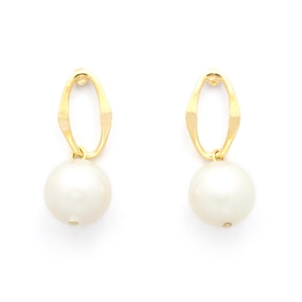 シェルパール×メタル ピアス：ISS（イズ）