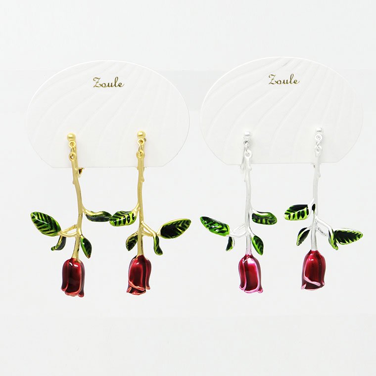 rose イヤリング ：zoule（ゾーラ）