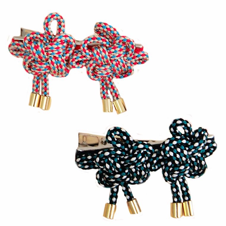 菊結びII クリップ：gargle（ガーグル） 和シリーズ