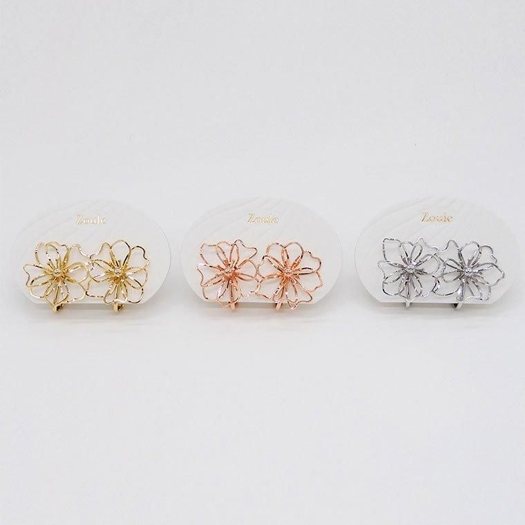 Rakuten - thin flower イヤリング ：zoule（ゾーラ）