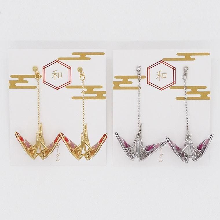 Rakuten - 和柄つる　ピアス ：gargle（ガーグル）