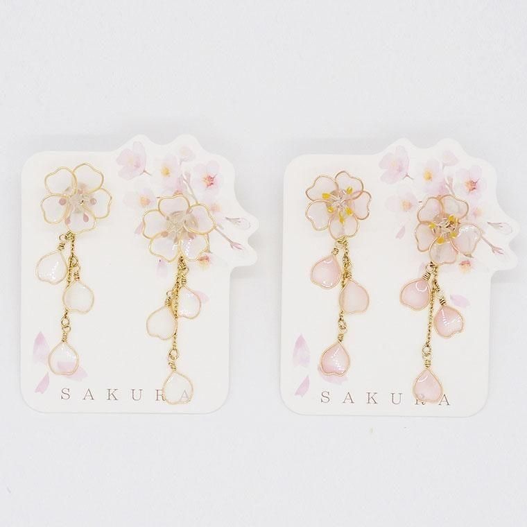 Rakuten - 舞桜　2way　ピアス ：gargle（ガーグル）
