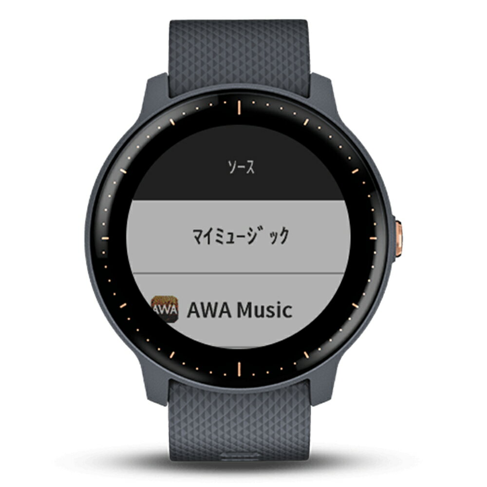 GARMIN ガーミン vivoactive3 Music Granite Blue RoseGold 光学式心拍計搭載 タッチパネル式 GPS スマートウォッチ ミュージック 音楽 Garminpay 010-01985-43 送料無料