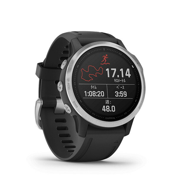 GARMIN ガーミン fenix 6S Black スマートウォッチ 活動量計 心拍計 防水 ランニングウォッチ スポーツウォッチ GPS garminpay