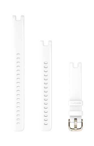 ガーミン(GARMIN) Accessory バンド 14mm White Silicone / Cream Gold ガーミン(GARMIN) Accessory バンド 14mm White Silicone / Cream Gold