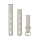 ガーミン(GARMIN) Venu2S 交換用バンド Quick Release バンド 18mm Light Sand Silicone / Light Gold