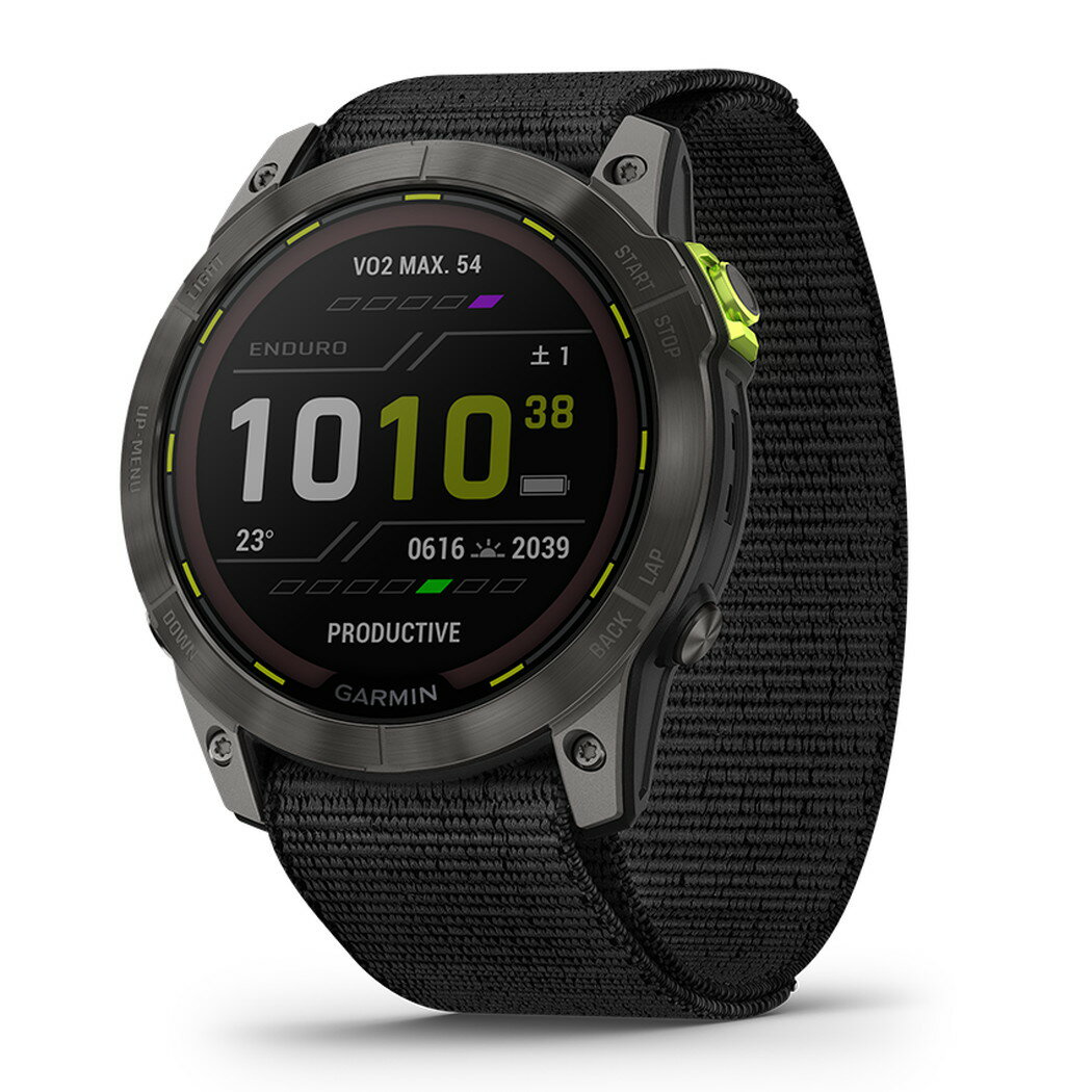 ߥGARMINEnduro 2 Dual Power Black Carbon Gray DLC Ultra Fit Bandʡ