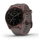 ガーミン（GARMIN）fenix 7S Sapphire Dual Power Ti Dark Bronze / Shale Gray スマートウォッチ