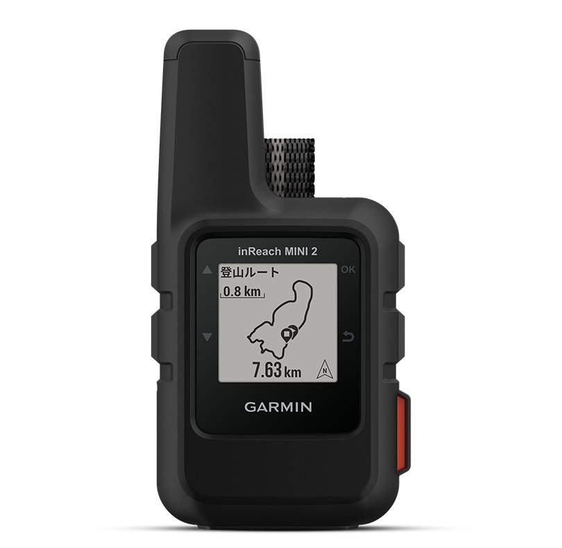 ガーミン（GARMIN）inReach Mini 2 Black ハンディGPSナビ 【日本正規品】 衛星通信機 衛星ネットワーク テキストメッセージ SOS信号 地図 U.S. NOAAチャート カラー航空画像 天気予報 リチウム充電池