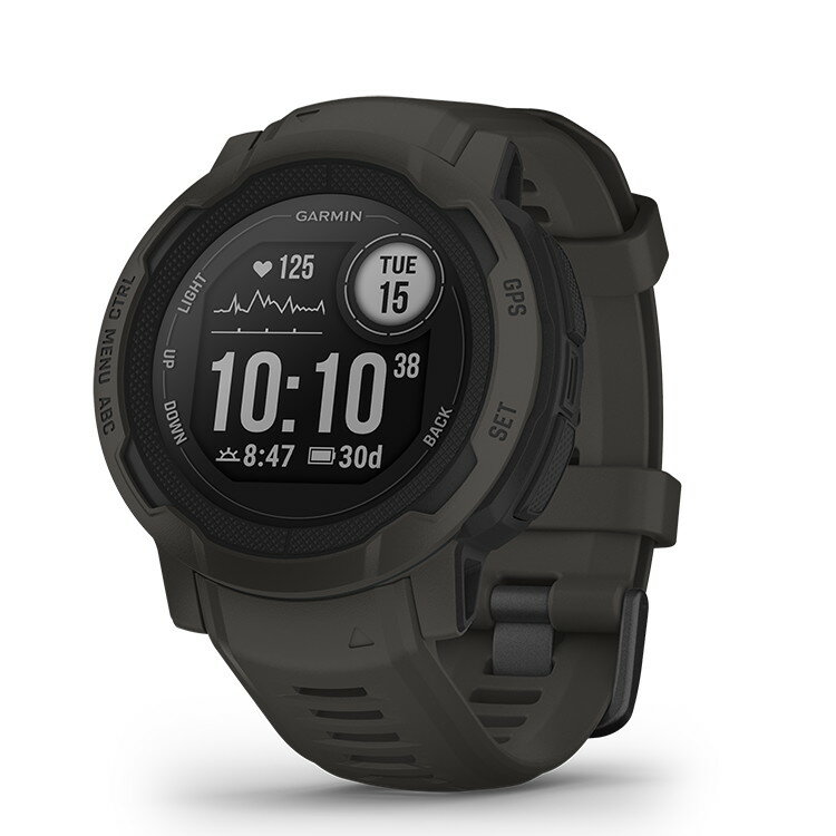 ガーミン（GARMIN） Instinct 2 Graphite Suica対応 タフネスアウトドア GPS ウォッチ 【日本正規品】